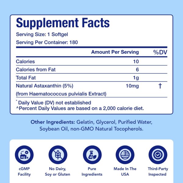 Version 1.0.0 Cápsulas de astaxantina 10 mg