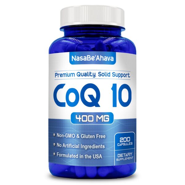 Frontal de envase NasaBeahava CoQ10 400 mg