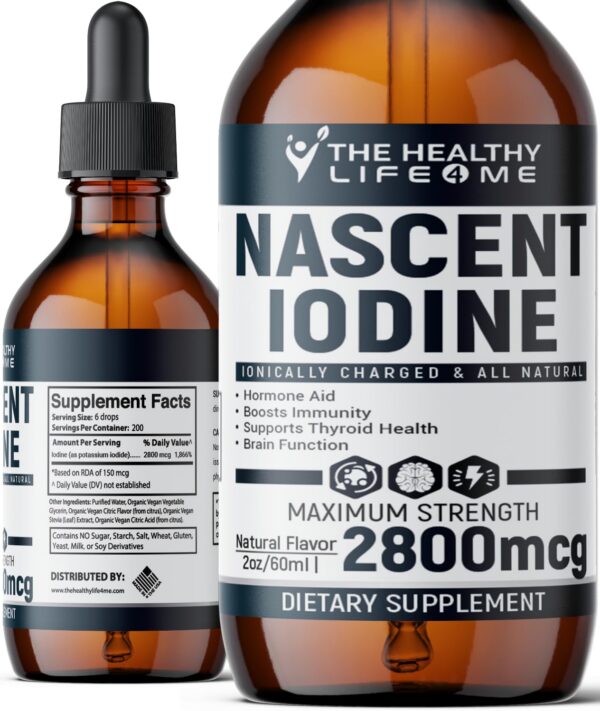 Nascent Iodine Drops frasco de 2 oz