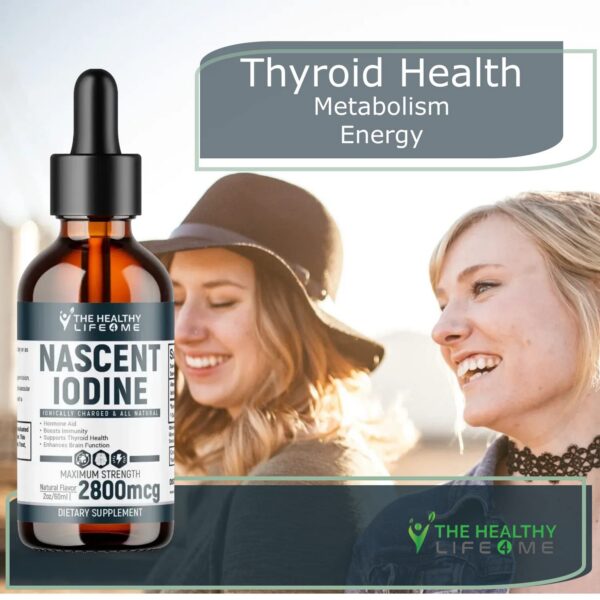 Detalle de etiqueta Nascent Iodine