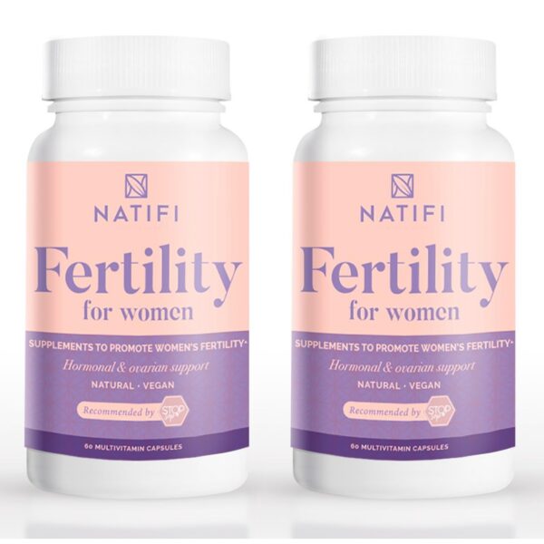 Natifi vitaminas prenatales fertilidad 2 botellas 60 cápsulas