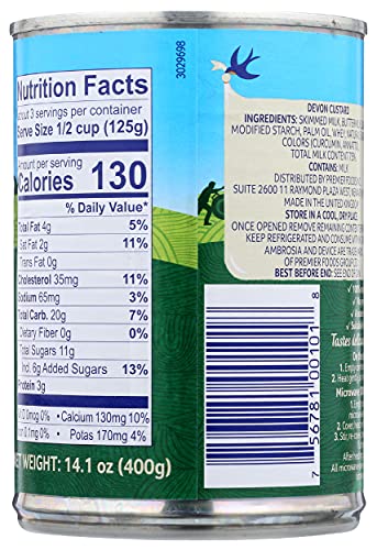 Version 1.0.0 Natillas Ambrosia sabor Devon en lata de 400 gramos