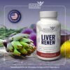 Frasco de Liver Renew con tapa