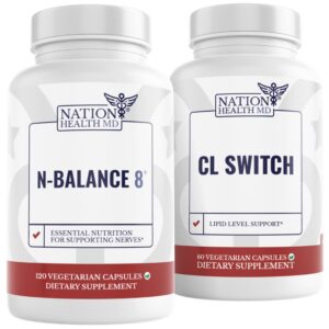 Frasco de Nation Health MD N-Balance8 CL Switch