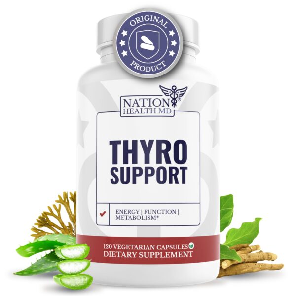 NATION HEALTH MD Thyro Support caja frontal