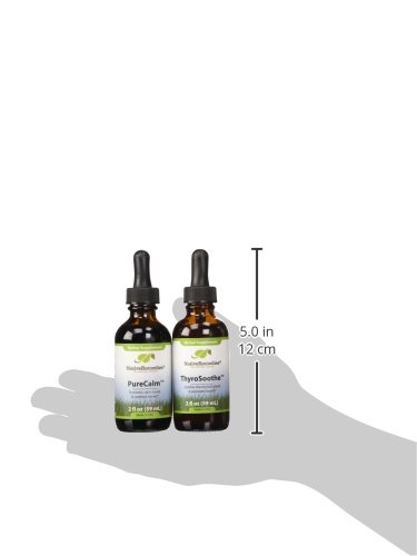 Etiquetas de ThyroSoothe y PureCalm Native Remedies
