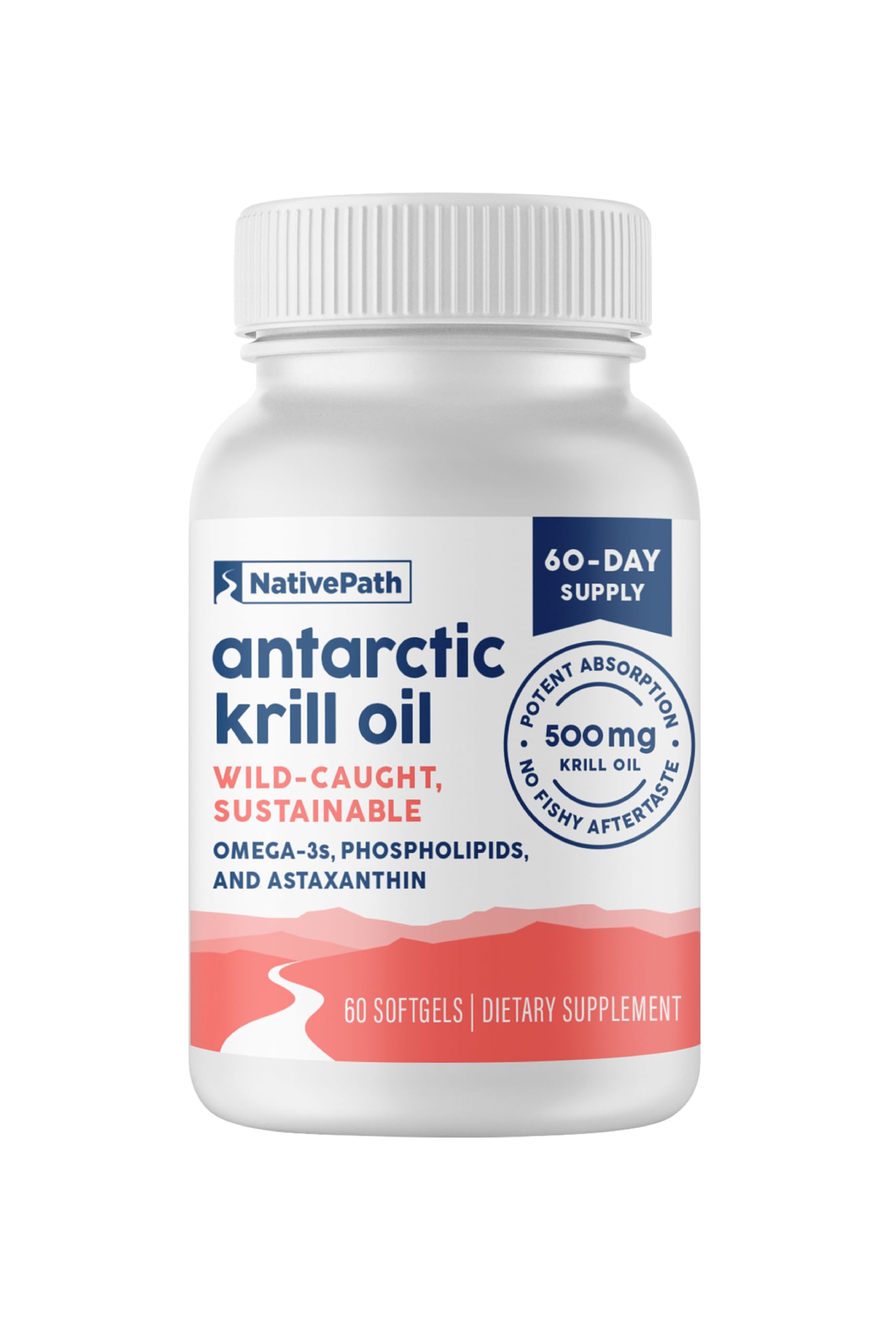 NativePath Antarctic Krill Oil, 500 mg