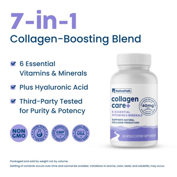 Etiqueta del producto NativePath Collagen Care+