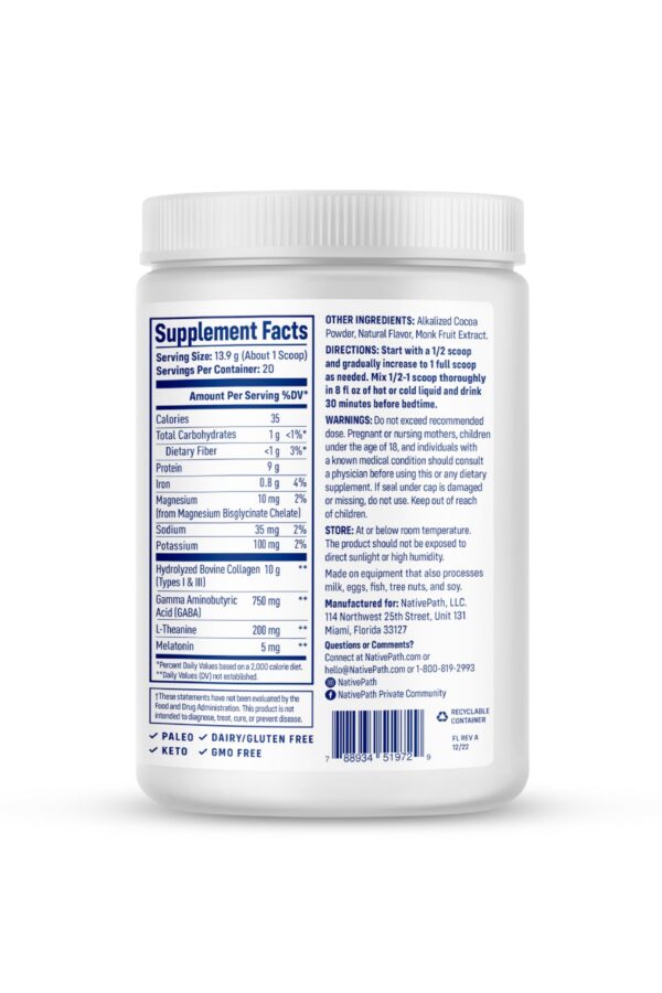 Version 1.0.0 Medidas de mezcla del polvo en taza