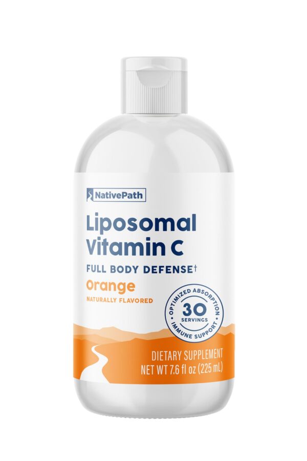 NativePath Vitamina C liposomal extracto Amla botella frontal