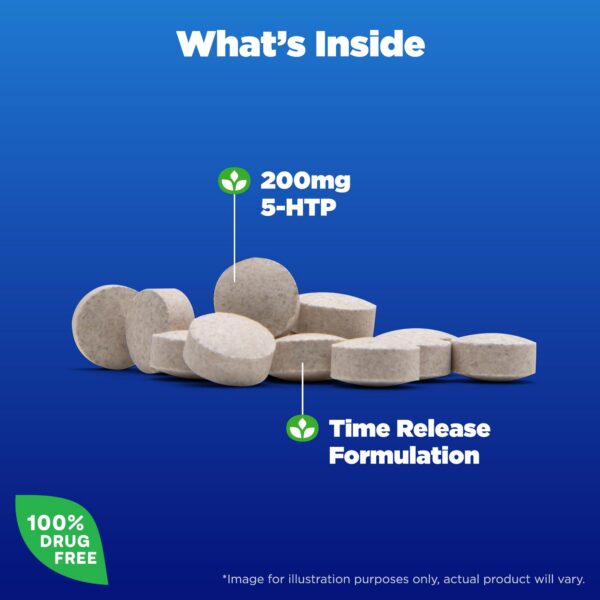 Version 1.0.0 Natrol 5-HTP tabletas liberacion sostenida