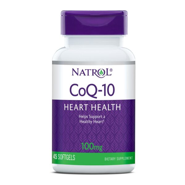 Frasco Natrol CoQ10 Softgels morado