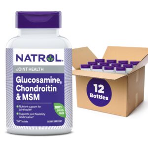 Frontal de Natrol glucosamina condroitina msm tabletas