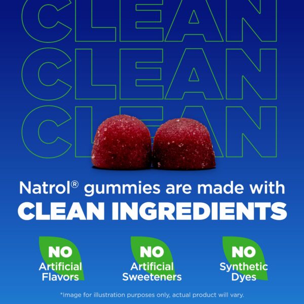 Natrol Kids gomitas detales en etiqueta