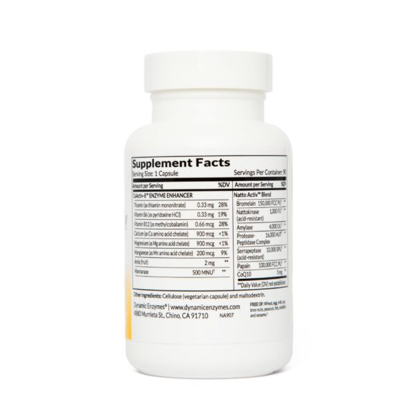 Version 1.0.0 Detalle de etiqueta en frasco Natto Activ