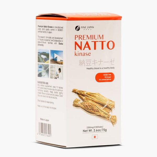 Tabletas nattokinase 250 mg en blíster