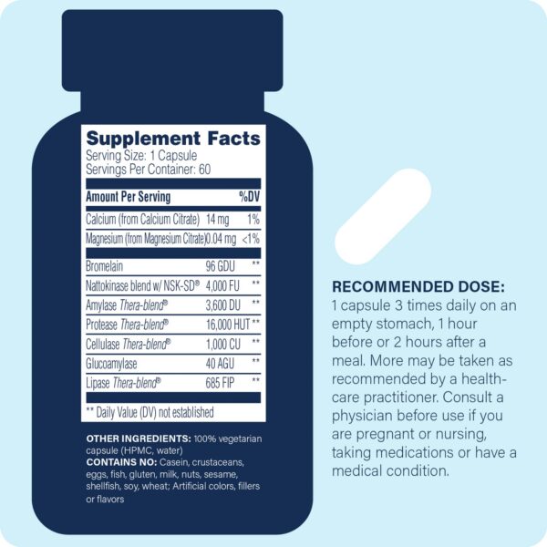 Nattokinase Pro bottle front view