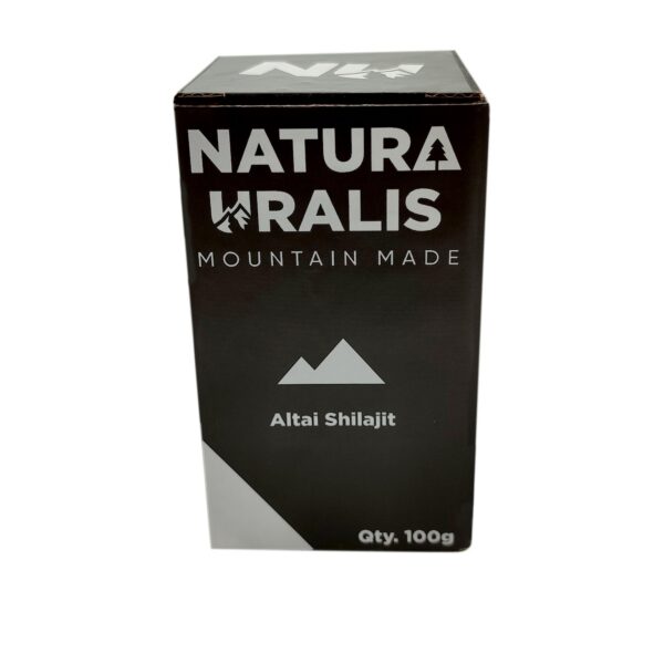 Frente del envase Natura Uralis Altai Shilajit