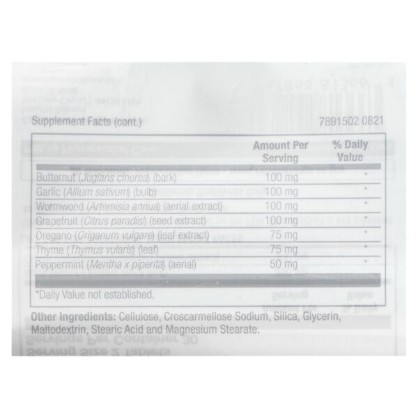 Version 1.0.0 Natural Balance cápsulas Parazide Clenz para limpieza intestinal