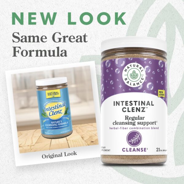 Natural Balance Intestinal Clenz etiqueta y detalles producto