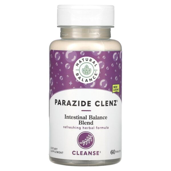 Natural Balance Parazide Clenz frasco de 60 cápsulas