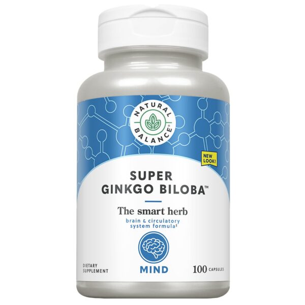 Natural Balance Super Ginkgo Biloba Plus envase frontal