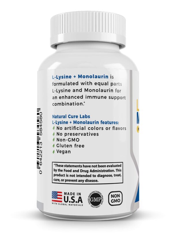 Lista de ingredientes de Lysine Monolaurin