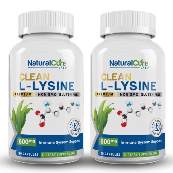 Version 1.0.0 Natural Cure Labs L-Lysine frasco frontal