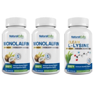 Version 1.0.0 Frasco de Monolaurin 600 mg de Natural Cure Labs