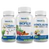 Natural Cure Labs paquete salud digestiva suplementos veganos sin gluten