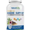 Frasco de Natural Cure Labs Premium soporte inmunológico 60 cápsulas