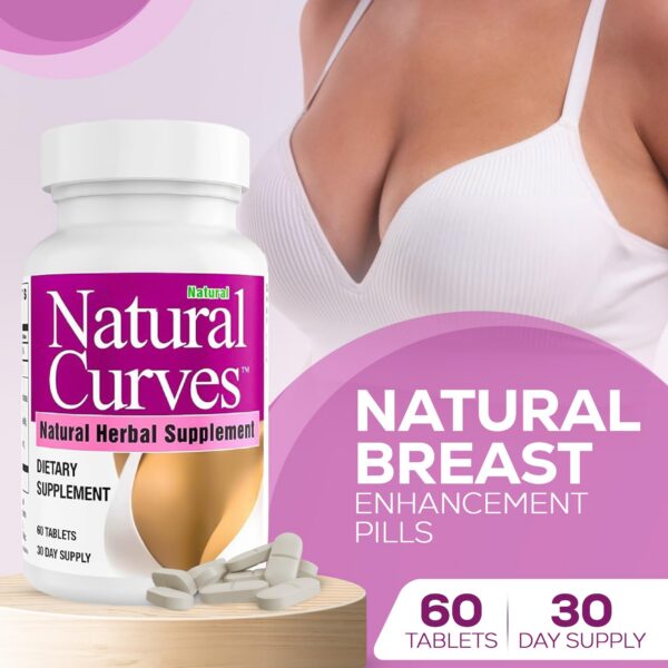 Etiqueta frontal de la botella Natural Curves