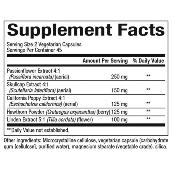 Cápsulas veganas Natural Factors 3 Brains para apoyo al sueño