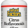 Natural Factors Bioflavonoides cítricos 650mg frasco 90 cápsulas