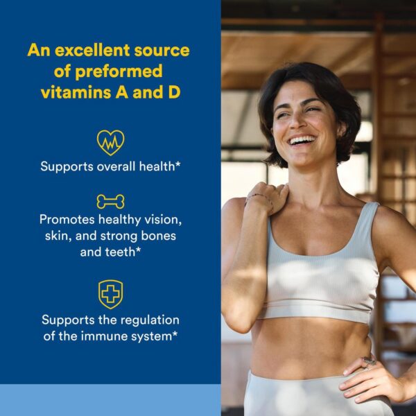 Natural Factors Aceite de hígado de bacalao etiqueta