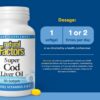 Natural Factors Cod Liver Oil etiqueta detalle