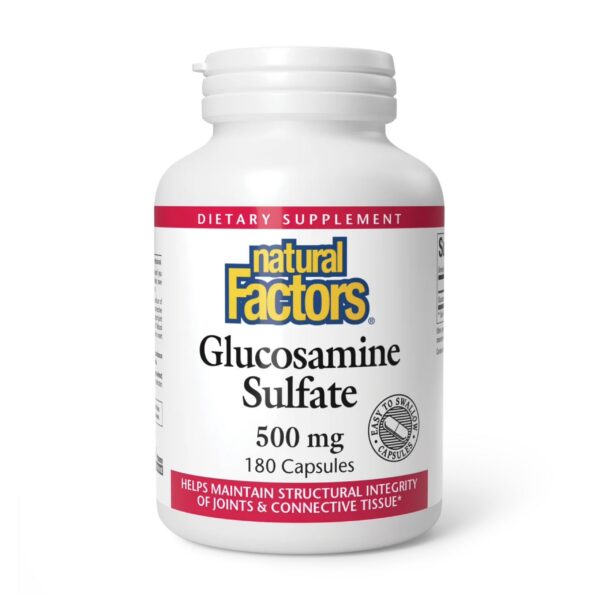 Frasco de Natural Factors Glucosamine Sulfate
