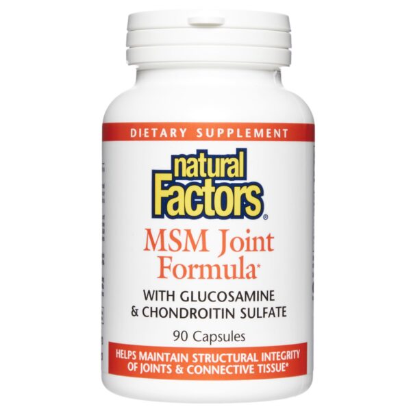 Natural Factors Joint MSM Formula frasco 90 cápsulas
