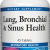 Frente del envase Natural Factors Lung, Bronchial & Sinus Health
