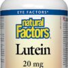 Version 1.0.0 Natural Factors luteína 20mg cápsulas blandas soporte ocular antioxidante