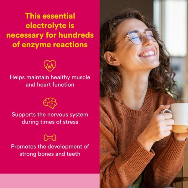 Frente de la caja de Natural Factors magnesio citrato