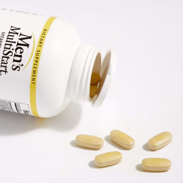 Tabletas Natural Factors MultiStart hombres suplemento nutricional