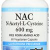 Natural Factors NAC 600 mg botella frontal