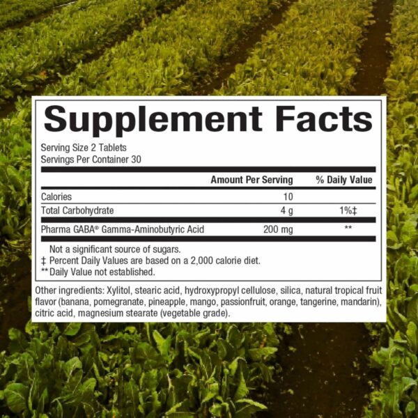 Etiqueta del producto Pharma GABA