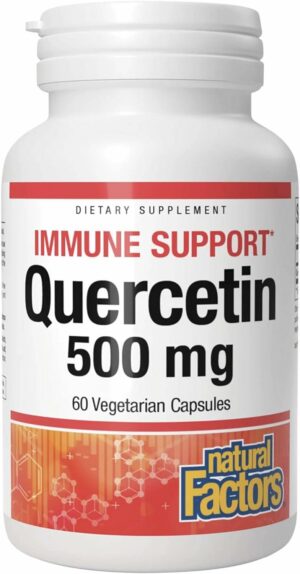 Cápsulas vegetarianas de quercetina Natural Factors