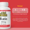 Caja de Rutin 250 mg 90 cápsulas