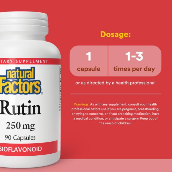 Caja de Rutin 250 mg 90 cápsulas