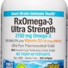 Version 1.0.0 Frontal de la botella Natural Factors RxOmega-3 Ultra Strength