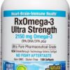 Version 1.0.0 RxOmega-3 Ultra Strength frasco y etiqueta