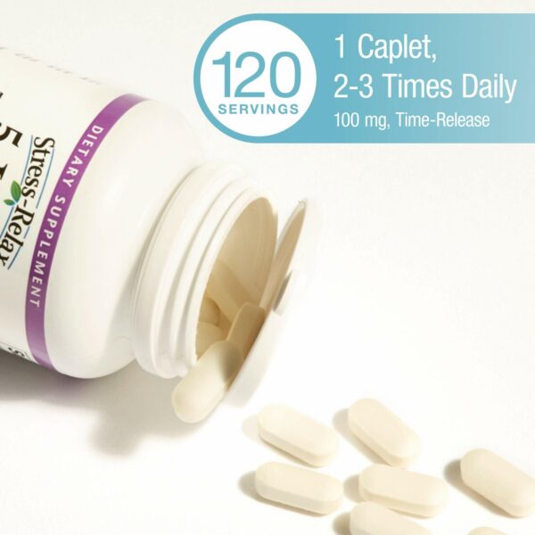 Natural Factors Stress-Relax 5-HTP etiqueta lateral